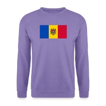 Republik Moldau - Unisex Pullover - Lavendel - Vorne