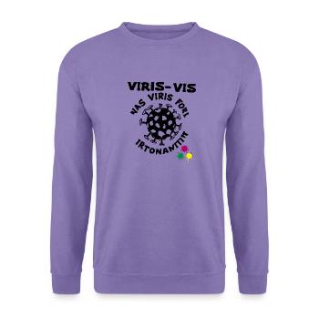 Virus Invasion - Unisex Pullover - Lavendel - Vorne