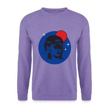 Photon Doppelspalt Quantenphysik Physiker Geschenk - Unisex Pullover - Lavendel - Vorne