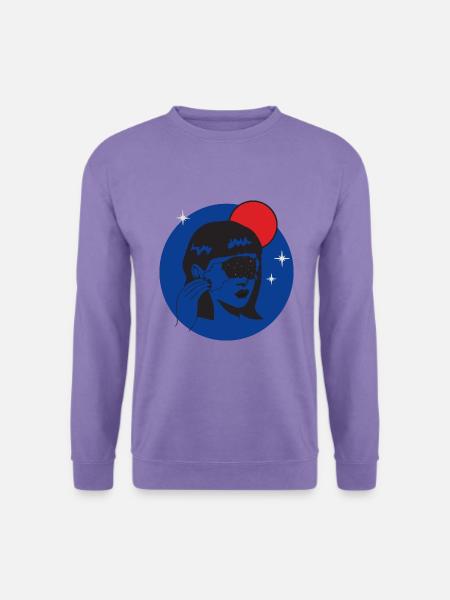 Photon Doppelspalt Quantenphysik Physiker Geschenk - Unisex Pullover - Lavendel