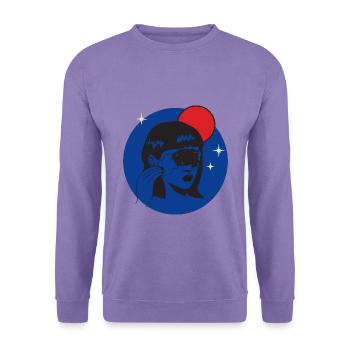 Photon Doppelspalt Quantenphysik Physiker Geschenk - Unisex Pullover - Lavendel - Vorne