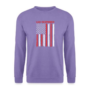 Bestattung USA - Unisex Pullover - Lavendel - Vorne