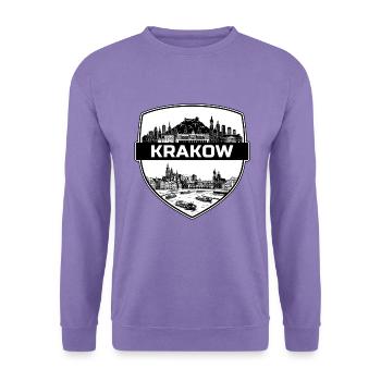 Krakauer Polen Schildwappen Wawel-Burg Geschenk - Unisex Pullover - Lavendel - Vorne