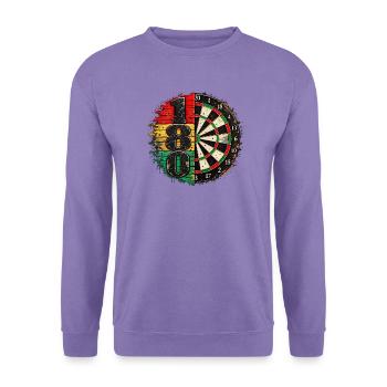 180 Dartboard Fusion - Unisex Pullover - Lavendel - Vorne