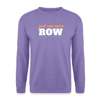 Nur noch eine Reihe sagte jeder Häkler um 2 Uhr morgens - Unisex Pullover - Lavendel - Vorne