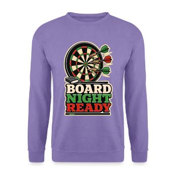 BOARD NIGHT READY - Unisex Pullover - Lavendel - Vorne