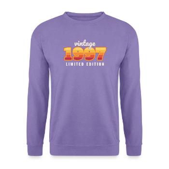 Vintage 1997 Limited Edition - Unisex Pullover - Lavendel - Vorne