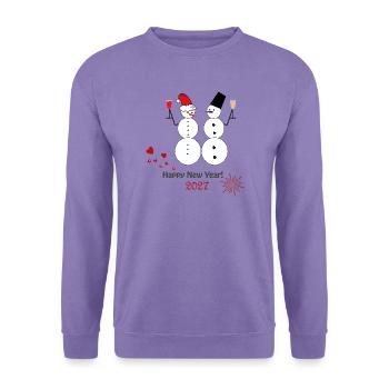 Neujahr  2027  - Unisex Pullover - Lavendel - Vorne