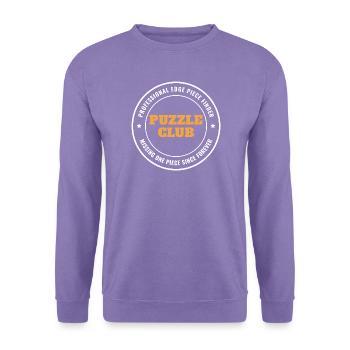 Professional Edge Piece Finder Puzzle Club - Unisex Pullover - Lavendel - Vorne