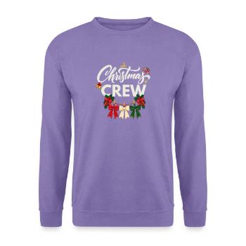 Weihnachtscrew, Weihnachten heiraten - Unisex Pullover - Lavendel - Vorne