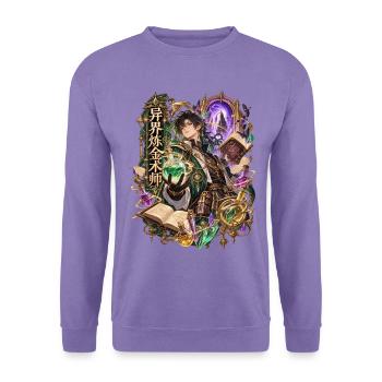 Anderewelt Alchemist Magier - Unisex Pullover - Lavendel - Vorne