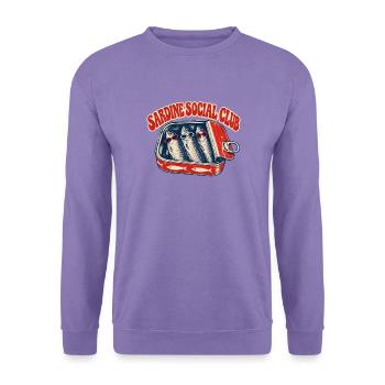 Sardine Social Club - Unisex Pullover - Lavendel - Vorne