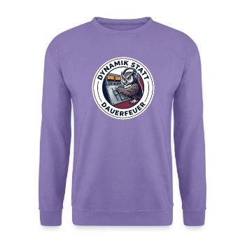 Tontechniker Dynamik Mastering Tonstudio - Unisex Pullover - Lavendel - Vorne