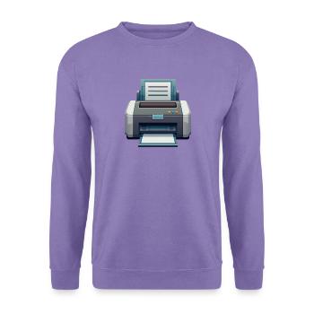Drucker - Unisex Pullover - Lavendel - Vorne