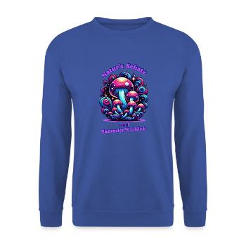 Miracle du champignon magique - Sweat-shirt Unisexe - bleu royal - Devant - Alina (178cm) & Michal (187cm)