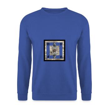antiken griechenland - Unisex Pullover - Royalblau - Vorne - Alina (178cm) & Michal (187cm)