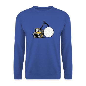 Spediteur T-Shirts, Hoodies, Geschenke - Unisex Pullover - Royalblau - Vorne - Alina (178cm) & Michal (187cm)