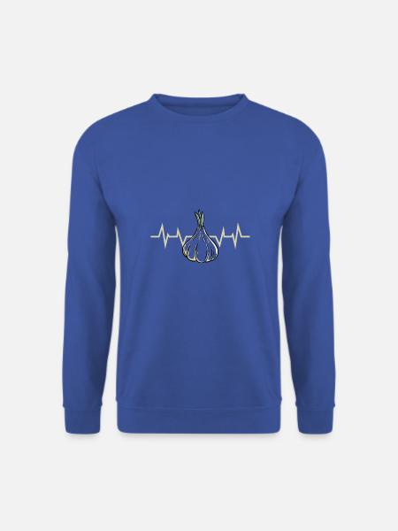 Knoblauch Pflanze - Unisex Pullover - Royalblau
