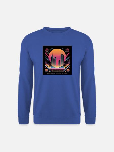 Die Realität ist eine hartnäckige Illusion - Unisex Pullover - Royalblau