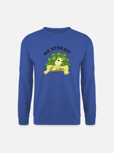 no stress - Unisex Pullover - Royalblau