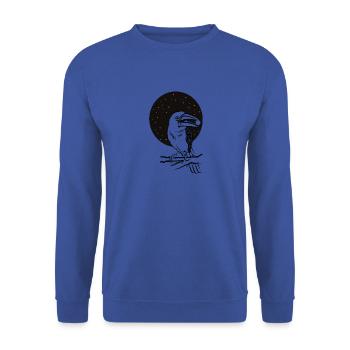 TUCAN AMAZON - Unisex Pullover - Royalblau - Vorne - Alina (178cm) & Michal (187cm)
