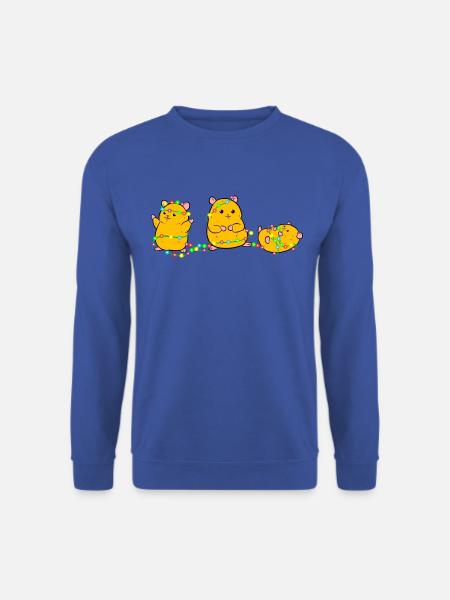 Christmas Hamster - Unisex Pullover - Royalblau