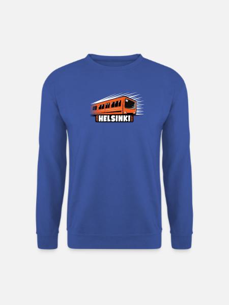 Helsinki Metro T-Shirts, Hoodies, Kleidung, Geschenke - Unisex Pullover - Royalblau
