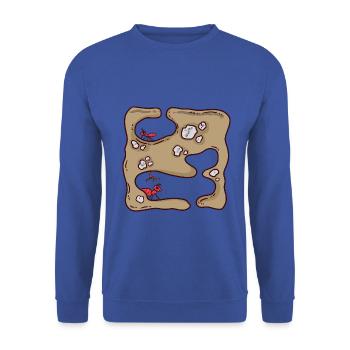 Fleißige Ameise Waldboden - Unisex Pullover - Royalblau - Vorne - Alina (178cm) & Michal (187cm)