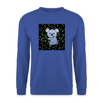 Koala Koalabär - Unisex Pullover - Royalblau - Vorne - Alina (178cm) & Michal (187cm)