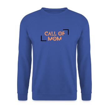 Aufruf an alle Mütter - Unisex Pullover - Royalblau - Vorne - Alina (178cm) & Michal (187cm)