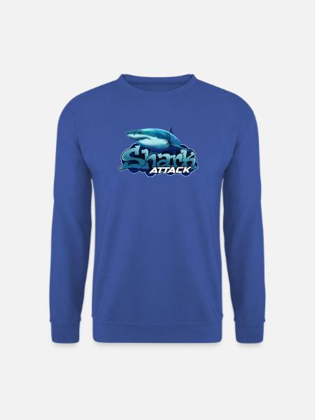 Shark Attack – Der ultimative Raubfisch - Unisex Pullover - Royalblau