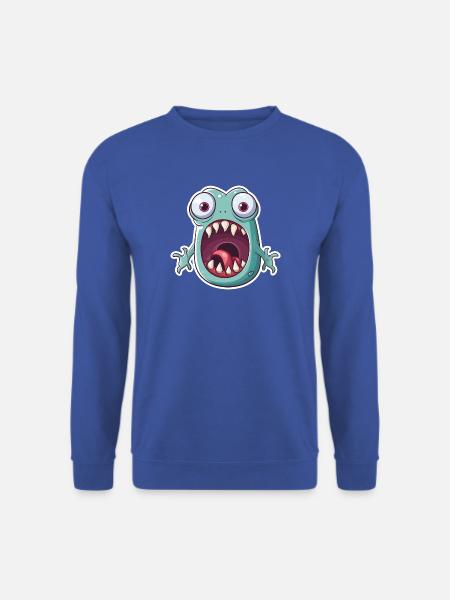 Lustiges Monster - Unisex Pullover - Royalblau