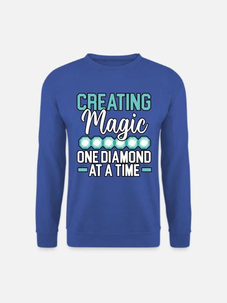 Diamantmalerei Handwerkszeug Diamantmaler - Unisex Pullover - Royalblau
