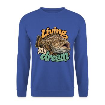Itäjára - Unisex Pullover - Royalblau - Vorne - Alina (178cm) & Michal (187cm)