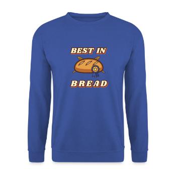 Bestes im Brot - Unisex Pullover - Royalblau - Vorne - Alina (178cm) & Michal (187cm)