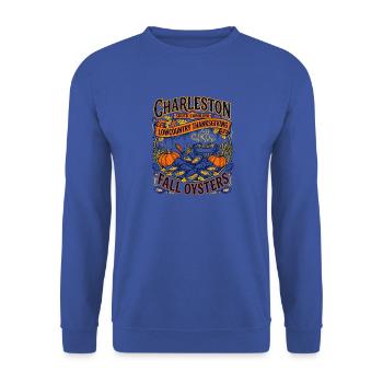 Charleston South Carolina Lowcountry Thanksgiving - Unisex Pullover - Royalblau - Vorne - Alina (178cm) & Michal (187cm)