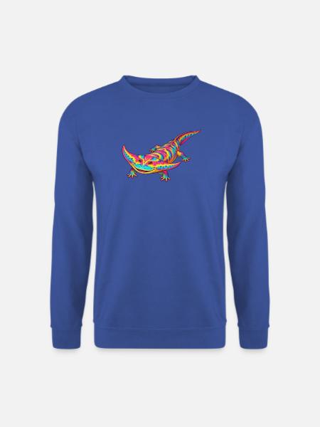 Regenbogen Diplocaulus Strahlen - Unisex Pullover - Royalblau