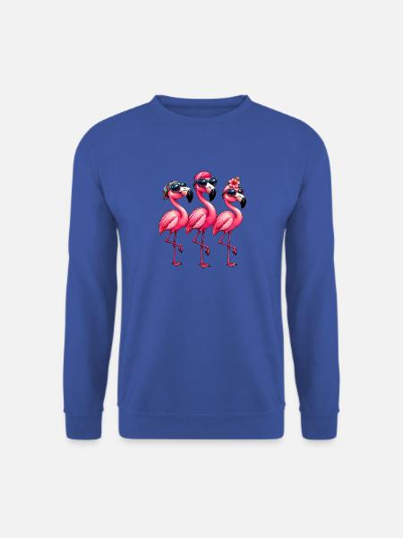 Niedlicher Flamingo Süße Flamingos - Unisex Pullover - Royalblau