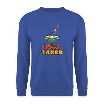 Schneebesen Taker - Unisex Pullover - Royalblau - Vorne - Alina (178cm) & Michal (187cm)