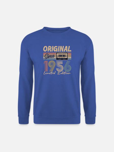 70. Geburtstag, 70 Jahre - Unisex Pullover - Royalblau