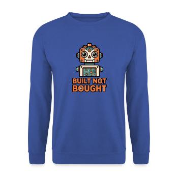 Solder Happy – Hersteller von Robotikelektronik - Unisex Pullover - Royalblau - Vorne - Alina (178cm) & Michal (187cm)