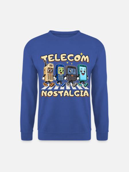Telekommunikations-Nostalgie-Abteistraße - Unisex Pullover - Royalblau