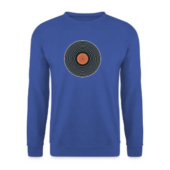 Vinyl Sessions - Unisex Pullover - Royalblau - Vorne - Alina (178cm) & Michal (187cm)