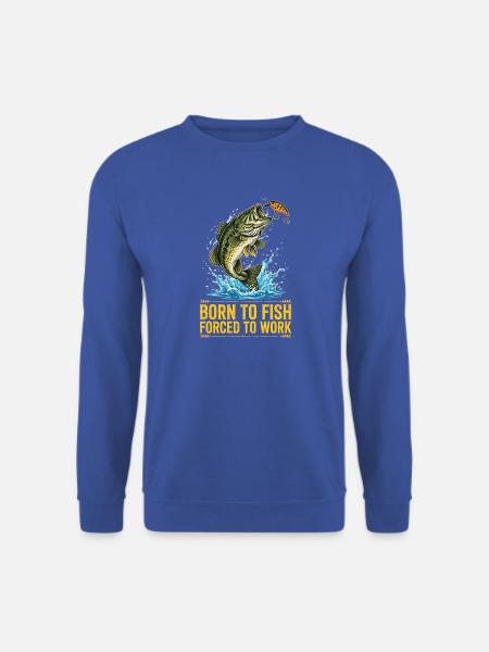 Pêcheur, Pêcheur, Fisch, Angeln - Unisex Pullover - Royalblau