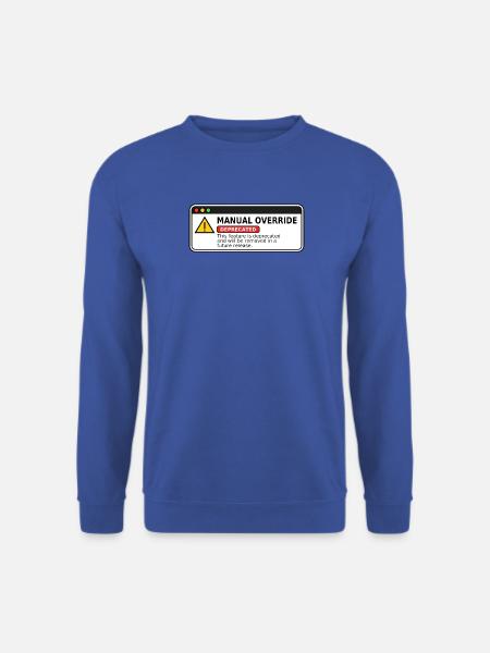 Manual Override  - Unisex Pullover - Royalblau
