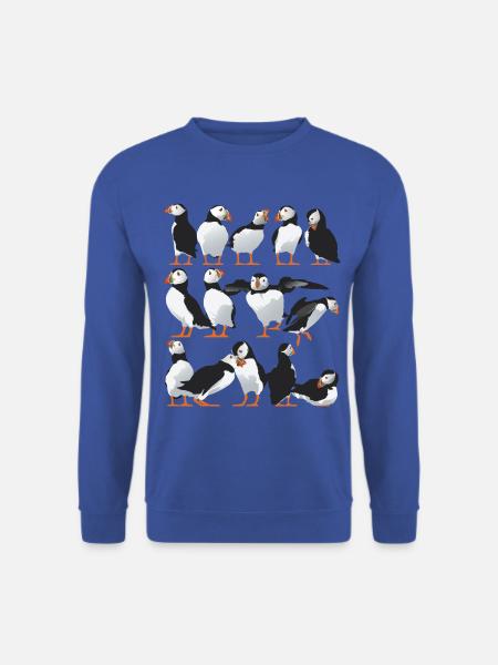 Mehr Puffin-Freunde - Unisex Pullover - Royalblau