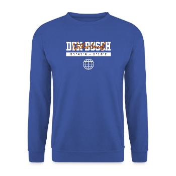 Herzogenbusch Niederlande Reise Souvenir - Unisex Pullover - Royalblau - Vorne - Alina (178cm) & Michal (187cm)