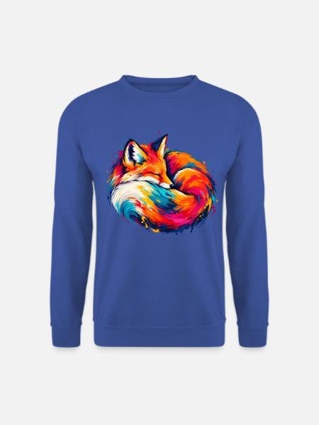 Chromatischer Schlaffuchs - Unisex Pullover - Royalblau