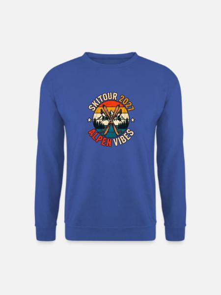 Skitour Alpen Vibes 2027 - Unisex Pullover - Royalblau