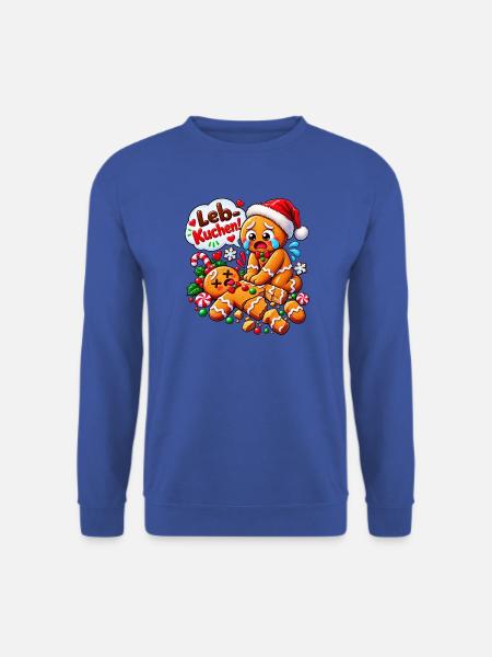 Weihnachten Lebkuchen Nikolaus - Unisex Pullover - Royalblau